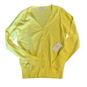 Cielo new with tags yellow button down cardigan